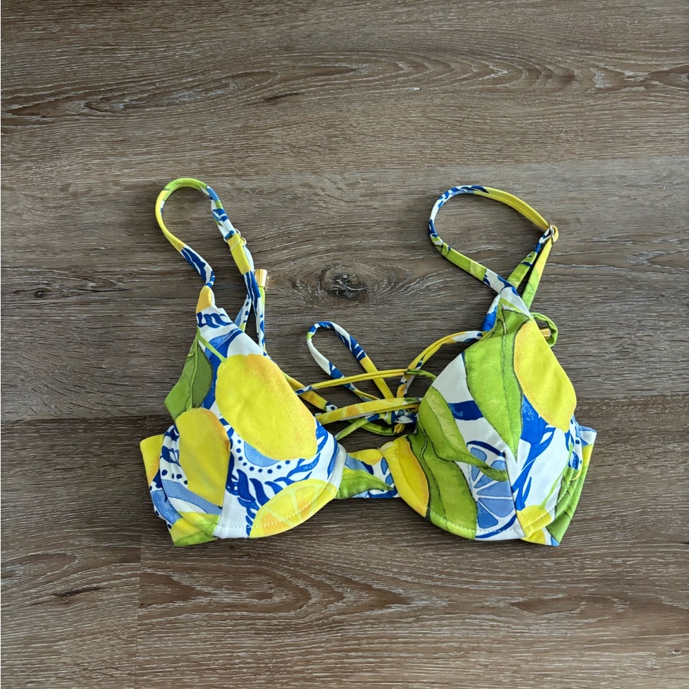 Kenny flowers Positano Lemon underwire  bikini top